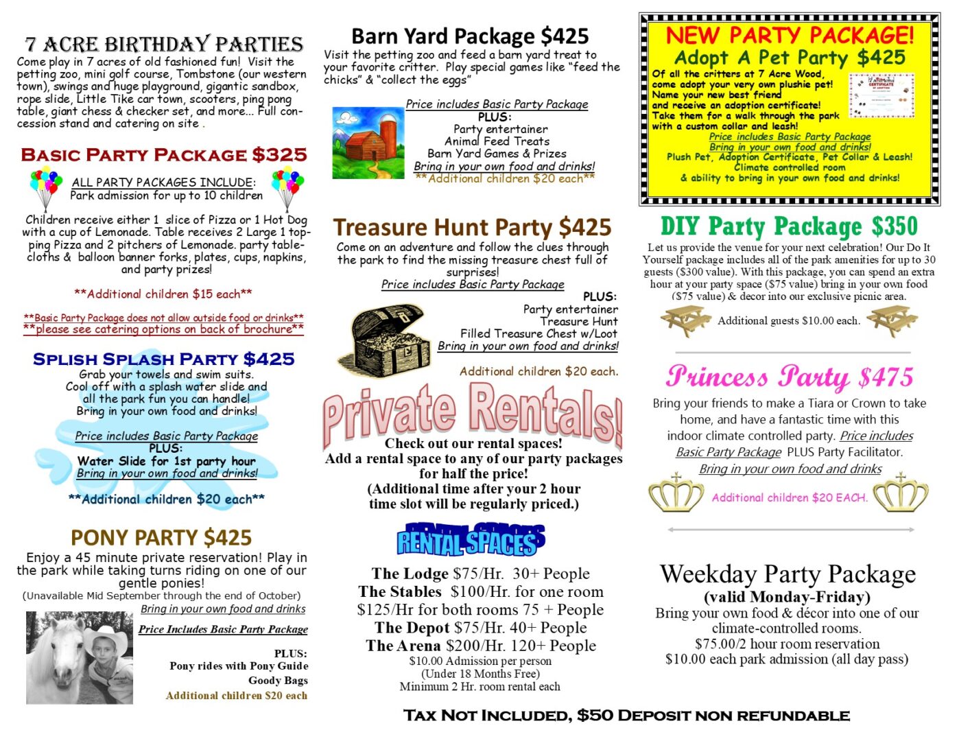 2025 SPRING SUMMER Birthday Party Page 2025 SPRING SUMMER Birthday Party Page