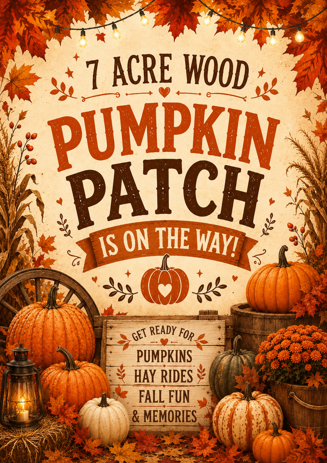 FLYER TO ADVERTISE PUMPKIN PATCH ONLY